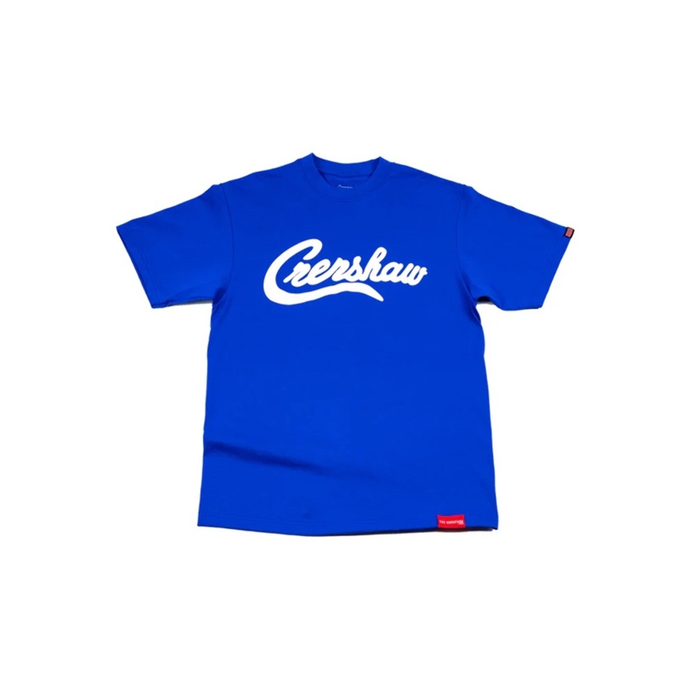 The Marathon Clothing Crenshaw T-Shirt Mens Small Royal Blue TMC Nipsey Hussle